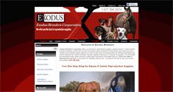 Desktop Screenshot of exodusbreeders.com